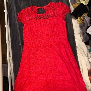 Red Lace Dress